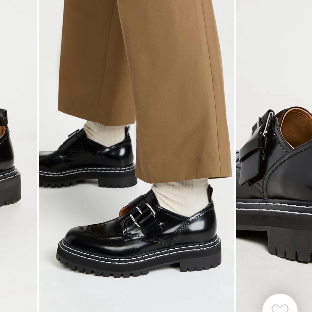 Proenza Schouler Lug Sole Buckle Oxfords